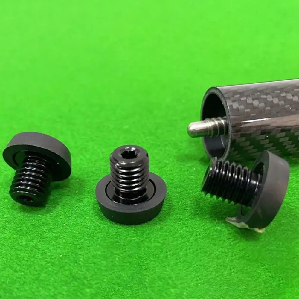 

Pool Wear Resistant Billiard Back Plug Screw Billiard Cue Bumper Cue Stick Protector Case Cover Billiard Cue Bottom Plug