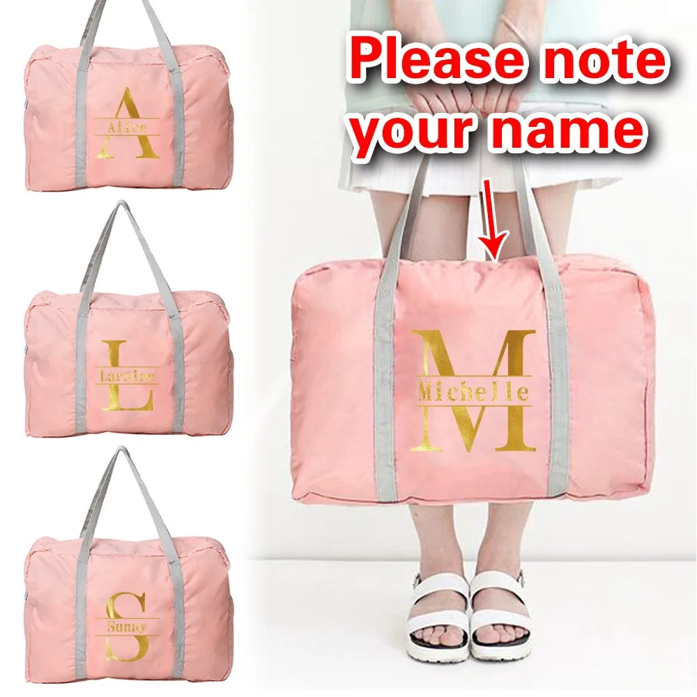 

Personalized Customized Travel Bag Clothes Storage Handbag Unisex Large-capacity Fashion Printed Hand-held Travel Bag