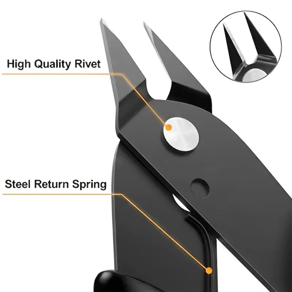 KATWAY 3.5 Inch Industrial Grade Mini Water Nozzle Pliers Pointed Nose Pliers Diagonal Nose Hardware Maintenance Tool HH-AA22