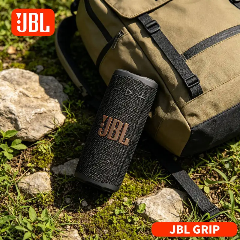 Altavoz Bluetooth JBL Grip Mini Resistente al Viento Frío para Exteriores, Funcionamiento Estable, el Viento Frío No Afecta la Reproducción Normal de Música