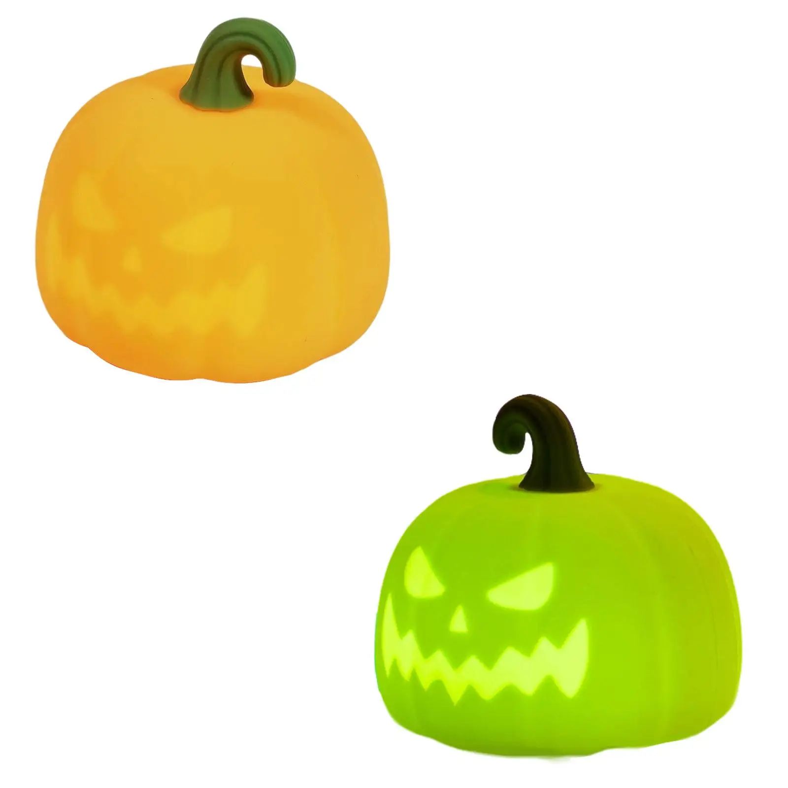 

Pumpkin Silicone Night Light Home Decor for Boys Girls Touch Lamp Silicone LED Lamp for Office Dining Room Camping Room Dorm