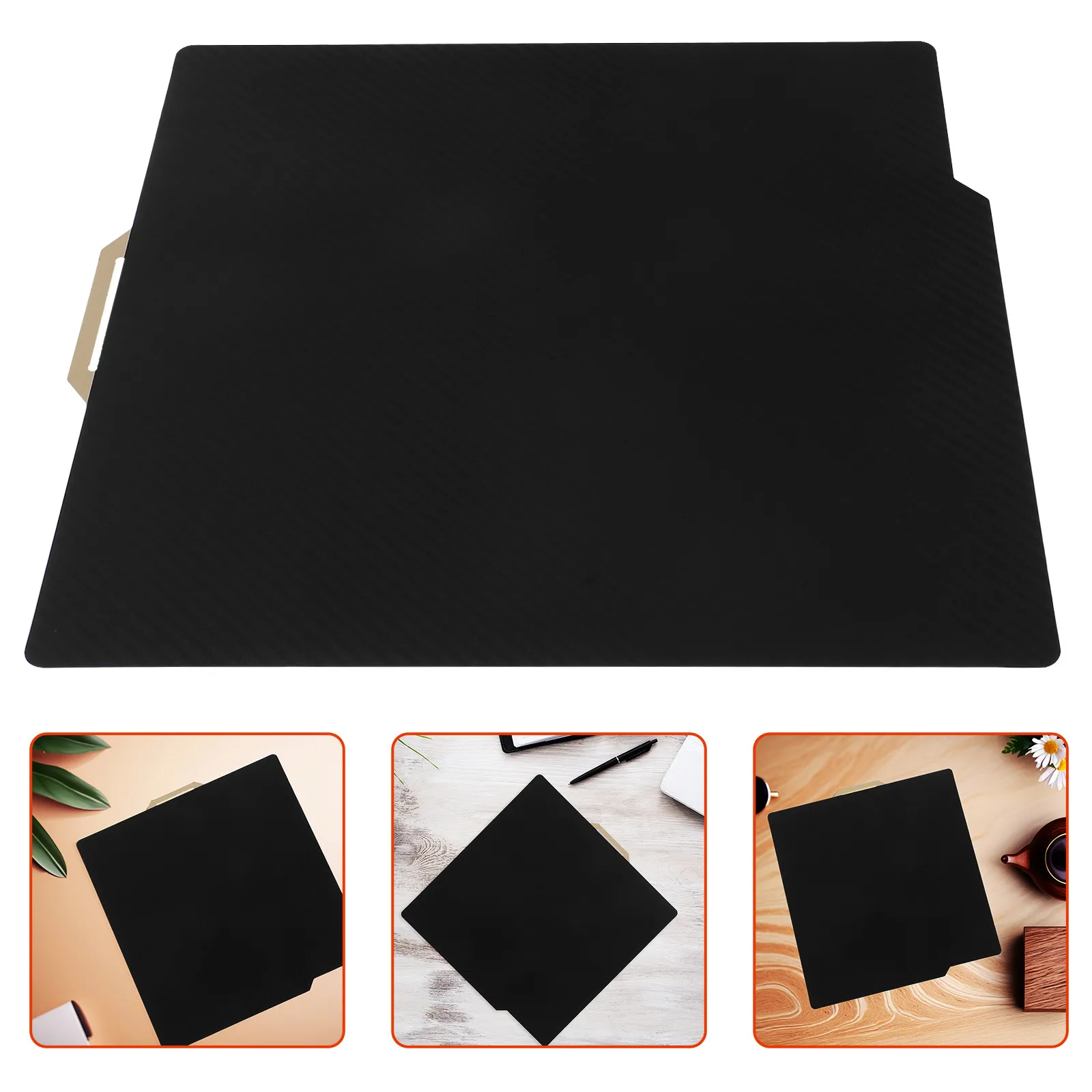 

3D Printer Spring Steel Build Plate Double Sided Magnetic Powder Coated Printing Sheet Enhanced Adhesion Warping Resistant