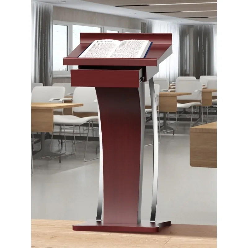 

Solid wood lectern, lectern 4s shop, welcome desk, hotel reception desk, restaurant, hotel front desk, shopping guide desk
