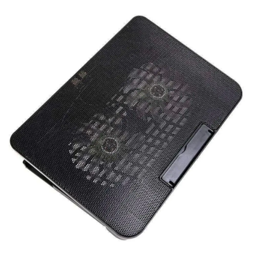 

Portable Adjustable Laptop Cooling Pad USB Port LED Light Notebook Cooler Metal Mesh Laptop Cooler Fan Dormitory