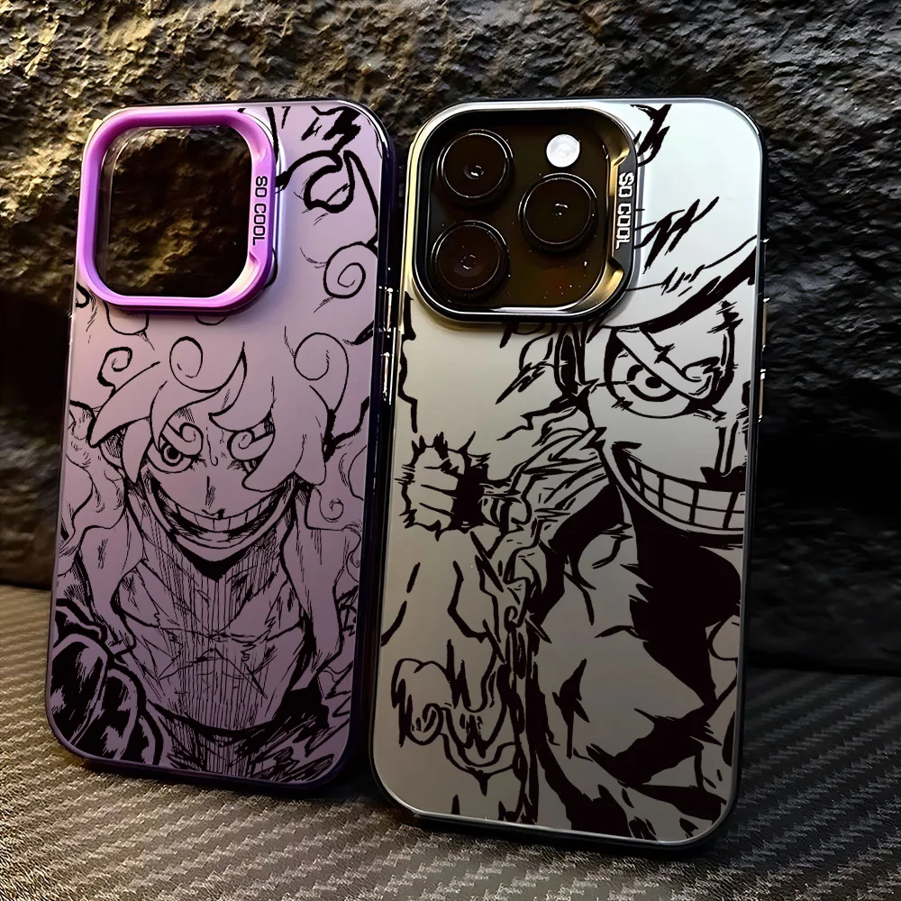 Anime Ones Pieces Nika Luffys Phone Case for Samsung Galaxy A37 A57 A17 A07 A16 A06 A35 A55 A25 A05S A15 A56 A54 4G 5G Cover