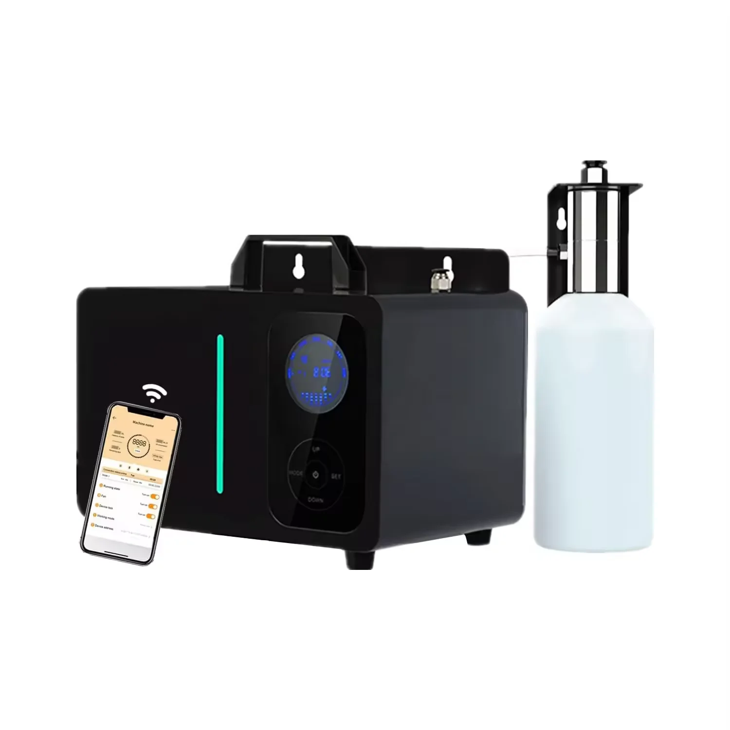 

Factory Direct Sale Custom Metal Commercial Double Nozzle Aroma Diffuser HVAC Scent Fragrance Air Machine for Large Space