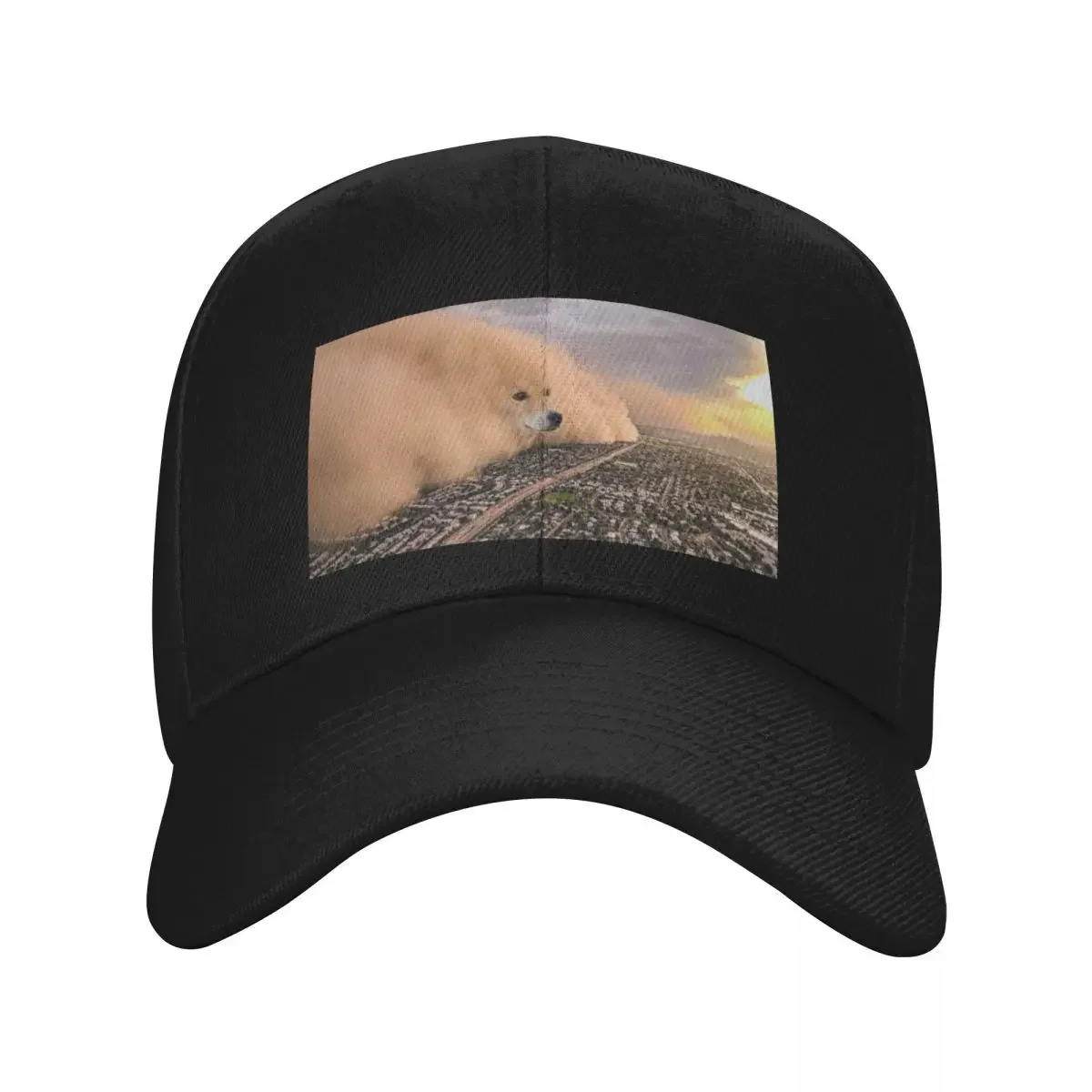 Dust Storm Dog, Storm Husky | Funny Meme Baseball Cap Golf Hat Man derby hat sun hat Hats For Men Women's