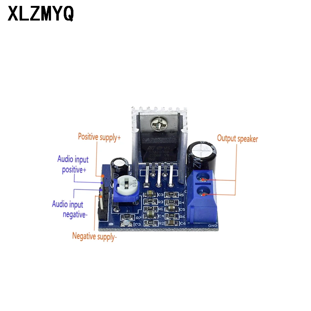 5/10pcs TDA2030A Module 6V 9V 12V Single Power Supply Audio TDA2030 Amplifier DIY Digital Circuit Board TDA2030 Amplifier Board