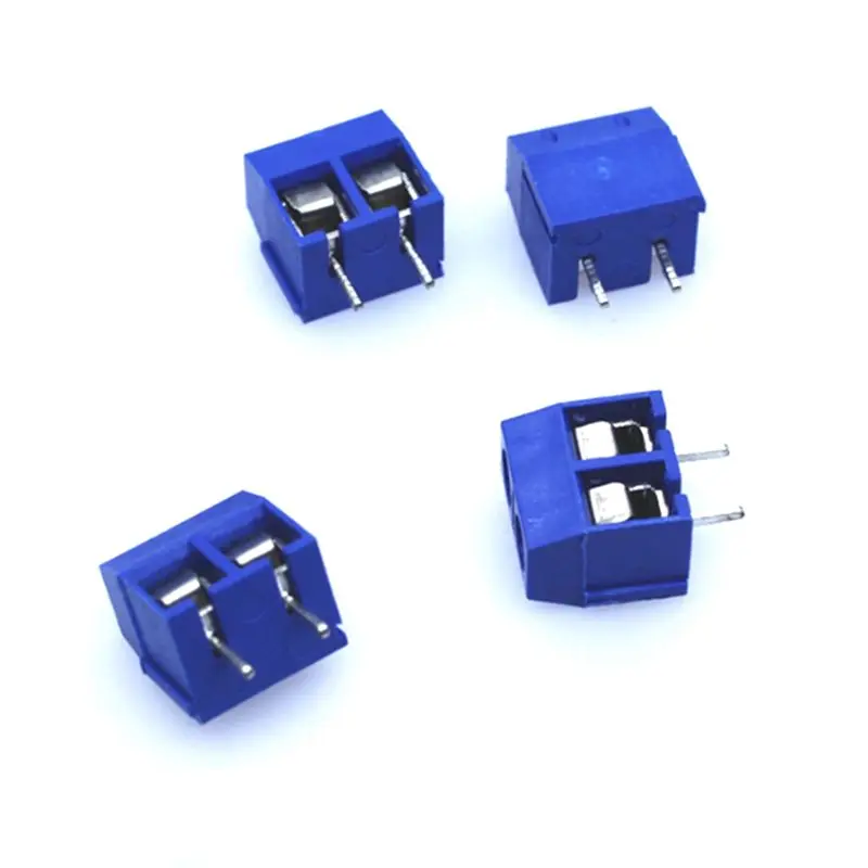 A40I 100Pcs KF301-2P 2 Pin Terminal Connector 5mm Pitch 15A 300V Spliceable
