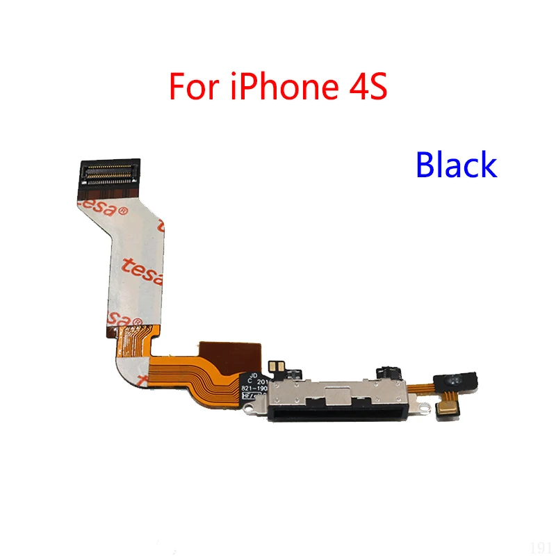USB-Ladestation, Anschluss, Buchse, Ladeplatine, Flexkabel für iPhone 4, 4G, 4S