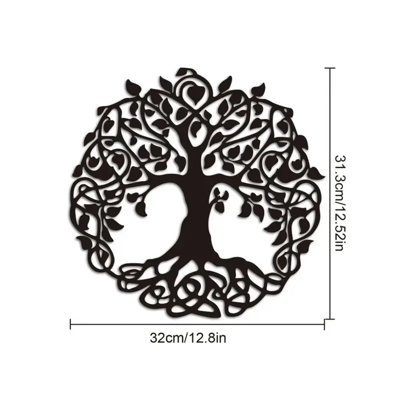 Tree of Life Metal Wall Plaque 2024 - Bring nature in. Stylish decor, perfect housewarming gift
