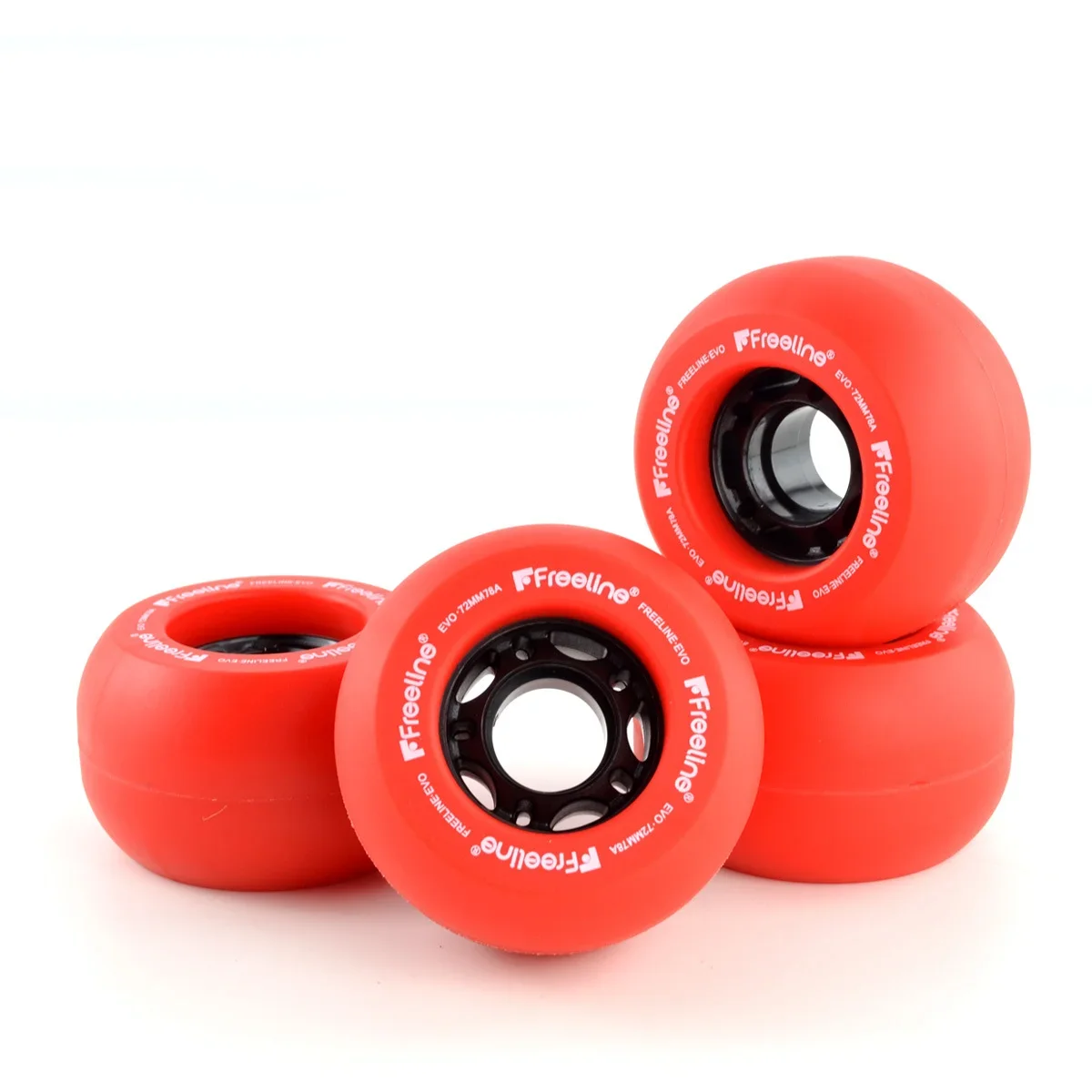 Drift Board Wheels 72mm Longboard Skateboard Road Impact Wheels High Rebound Fancy Action Flat Wheels 78A Skateboard Wheels