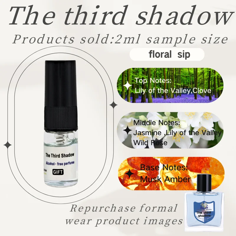 Campione di profumo profumato al legnoso con fragranza duratura, tipo di fragranza ricca, per uomo6 bottiglia 2ml uomo e donna. Profumo 2ml