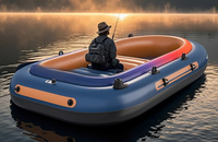 Kayak Fishing Boat Outdoor Drifting Wild Fishing Thickened Rubber Boat Assault  Folding Inflatable Boat