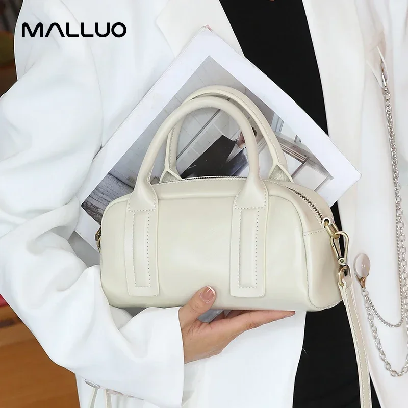 

Women's Natural Cow Real Leather Shoulder Bag Female Fashion Luxury Designer Handbags Ladies Retro Commuting Cowhide Bags Lady