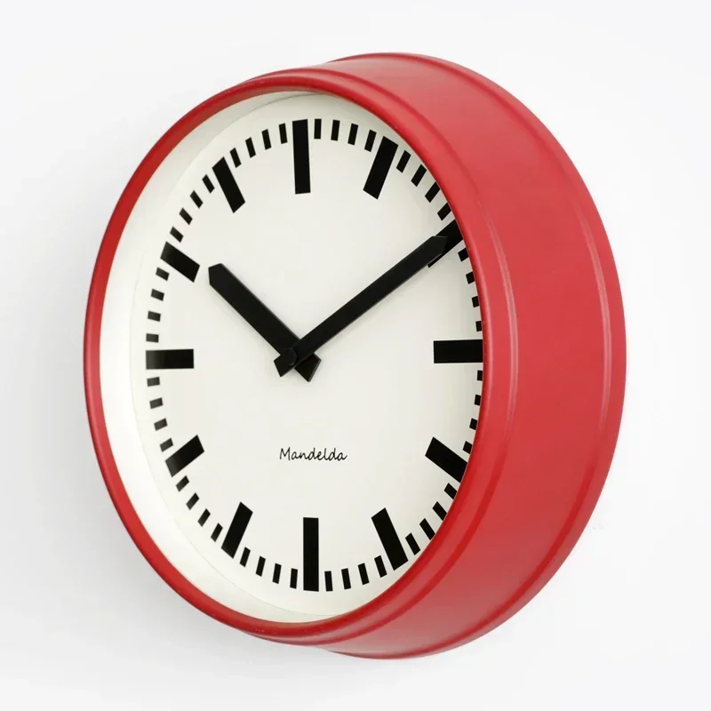 

Modern Luxury Wall Clock Retro American Living Room Nordic Black Silent Clocks Wall Home Decor Relogio De Parede Gift