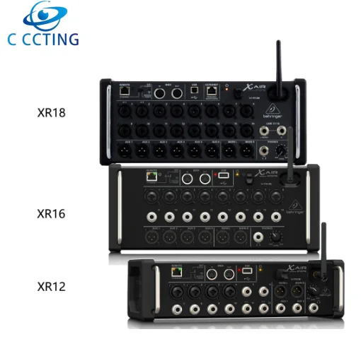 

Behringer X Air XR18 XR16 XR12 Rackmount Digital Mixer for iPad/Android Tablet with Midas Preamps, Wi-Fi and USB Audio Interface