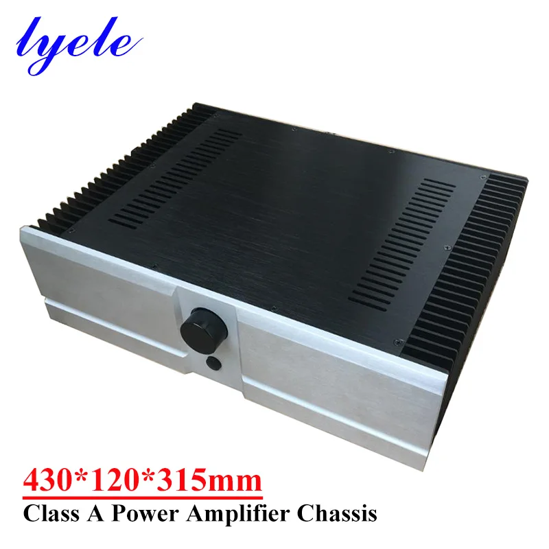 430*120*315mm All-aluminum Power Amplifier Chassis Class A Amplifier Chassis Diy Audio Case Shell