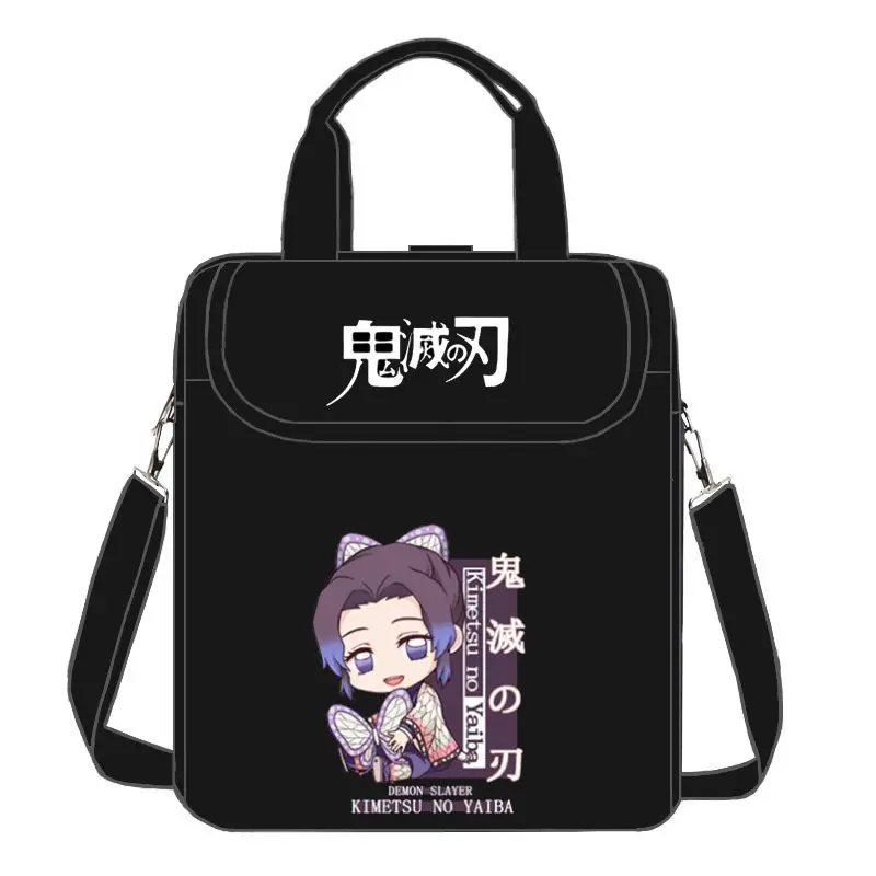 Demon Slayer Peripheral Rengoku Kyoujurou School Bag Kamado Tanjirou Creative Figure Storage Bag Large Capacity Cartoon Hot Sale view 2