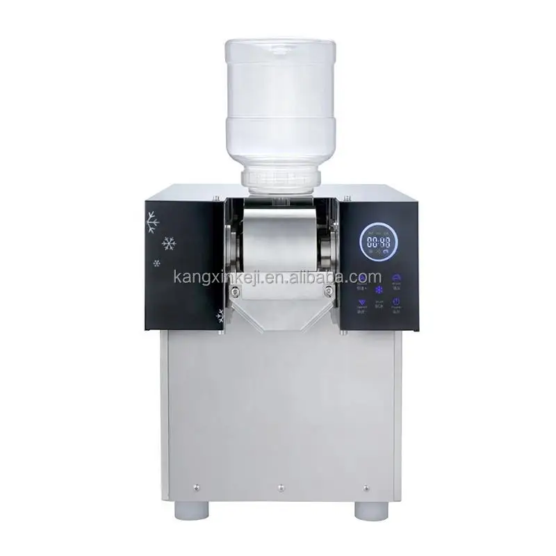 Commercial Korean Flake Bingsu Making 100mm Freezer Roller Milk Snow Ice Machine