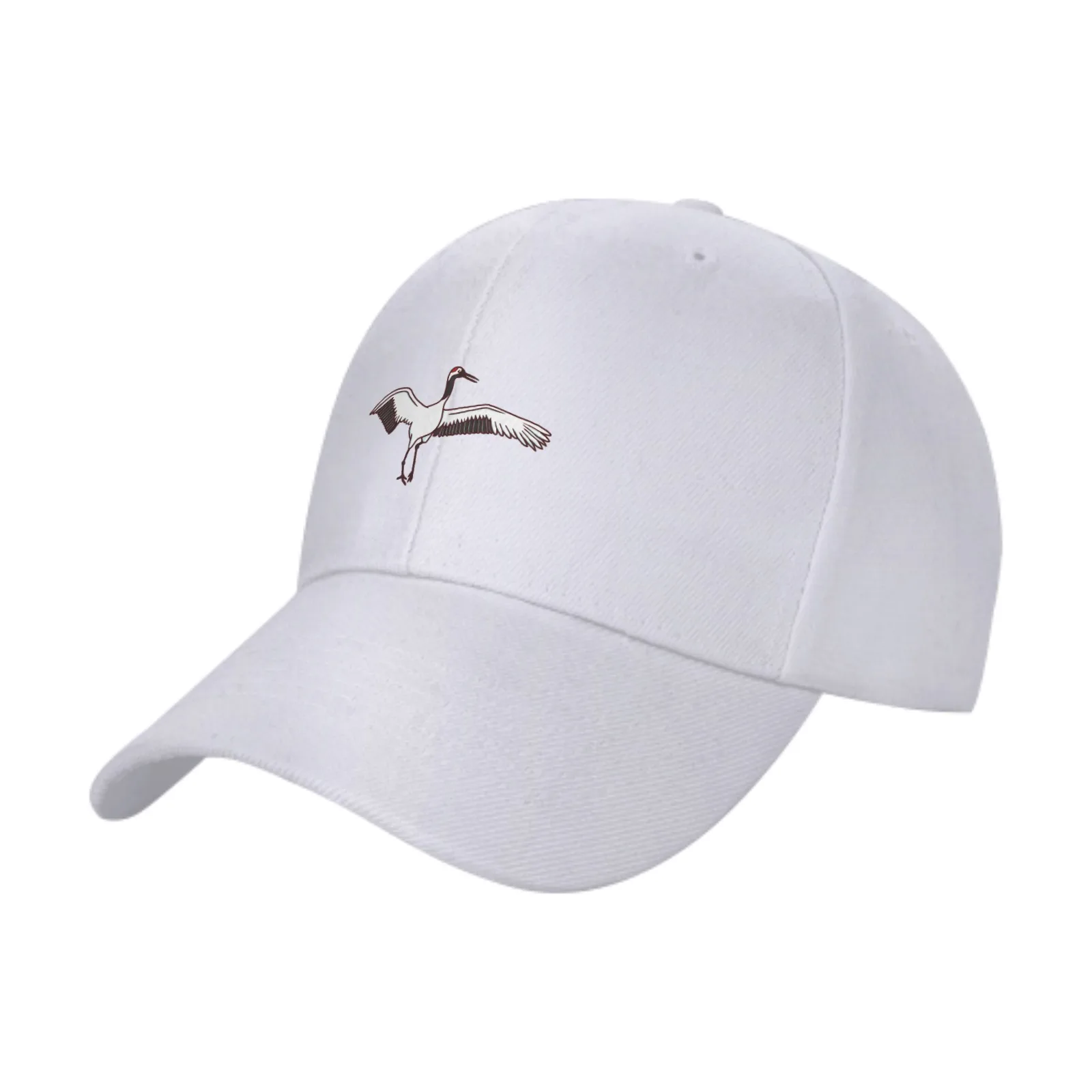 

Red Crowned Crane Original Classic Trucker Hat Men Women Baseball Cap Dad Hat Adjustable Unconstructed Plain Cap casquette