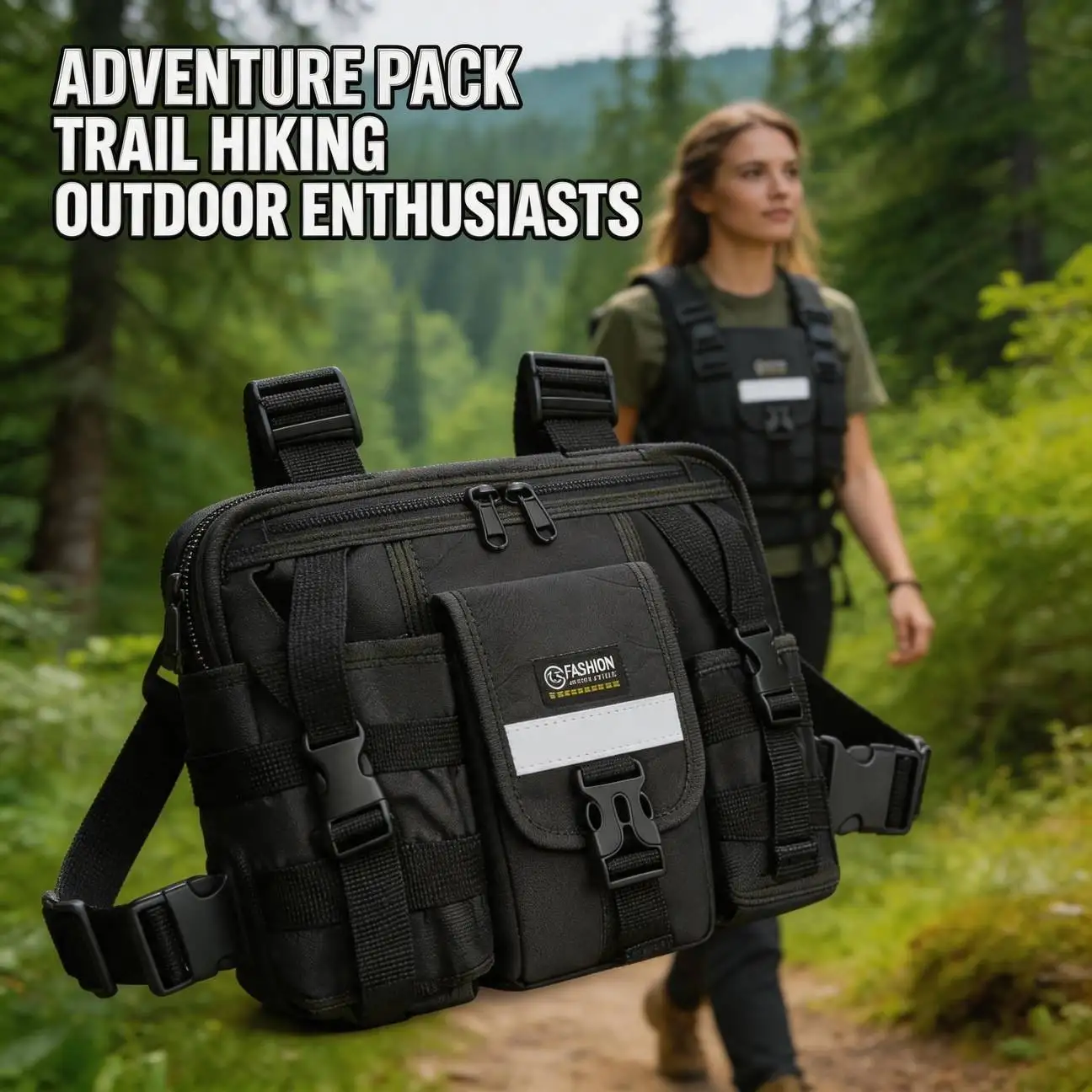 Hot Sale Running Vest Outdoor Multifunctional Multi Pocket Practical Gift