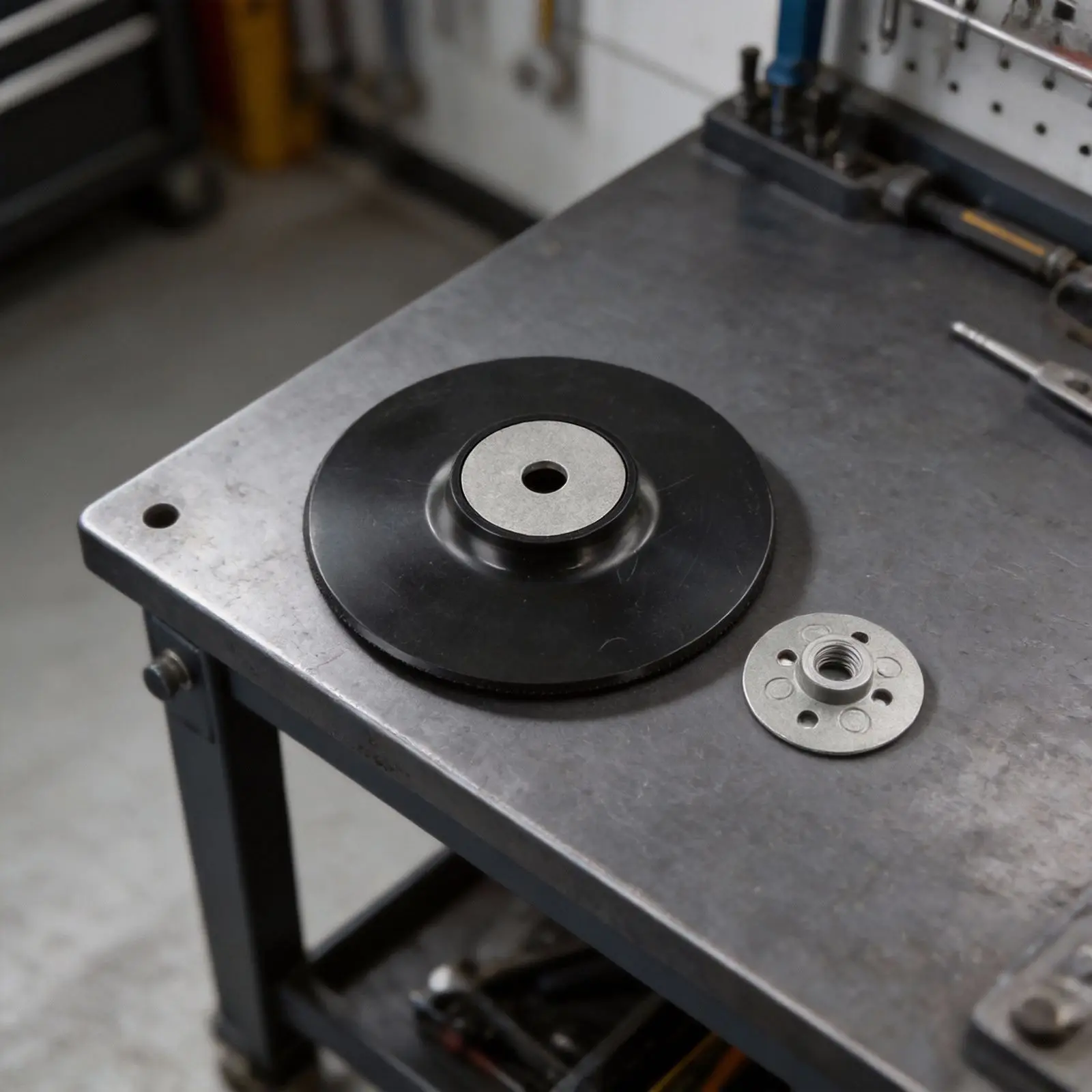 

6 Inch 150mm Backing Pad with For M14 Thread Lock Nut for Attachment to For Angle Grinders with Fibre Disc Sanding Tools