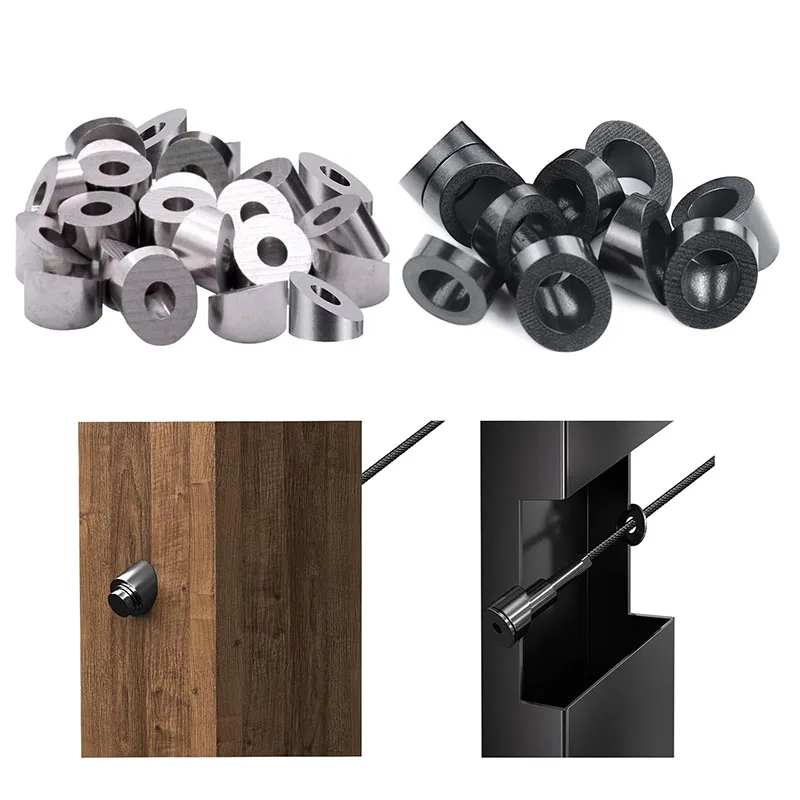 100/50/30/10 Pcs Stainless Steel 1/4
