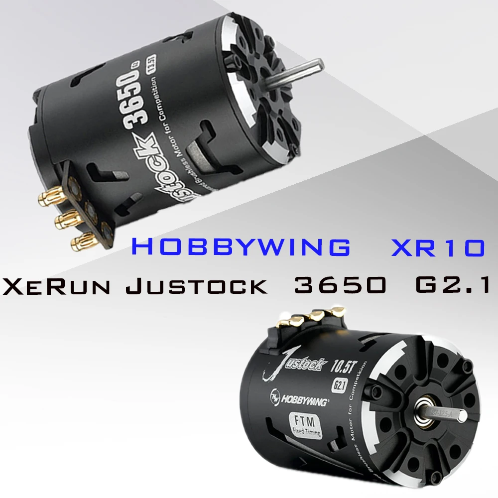 

HOBBYWING XR10 Justock 3650 G2.1 (10.5T-25.5T) 2-3s sensorless brushless motor, used for racing model accessories