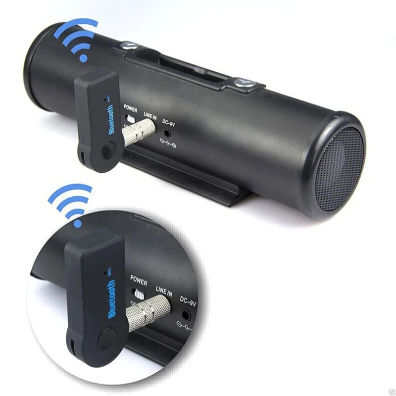 1/3/6pcs AUX Bluetooth Receiver 3.5MM Jack Wireless Car Adapter Car Bluetooth Stereo Aux A2dp Headphone Receiver Hands-Free Unit view 4
