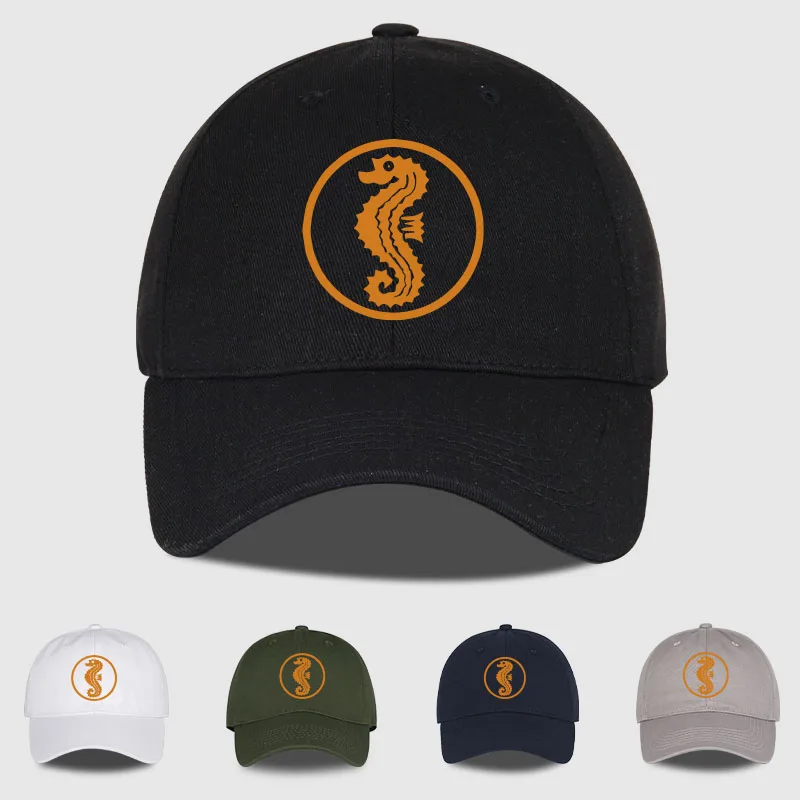 

Бейсболка Seahorse Soft-Top в минималистичном морском стиле, унисекс, для пляжа, отпуска, путешествий, ежедневных поездок, для любителей океана, праздничный подарок