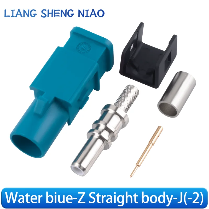 FAKRA-2 Extended Long Body Male FAKRA-2-J Automotive Connector ABCDEFGHIKZ Type