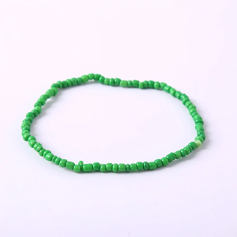 17-teiliges Set aus elastischen Armbändern mit Perlen im Boho-Stil für Damen, stapelbare, dehnbare Armreifen, bunte Boho-Strandarmbänder, handgefertigter Schmuck. – Detail 5