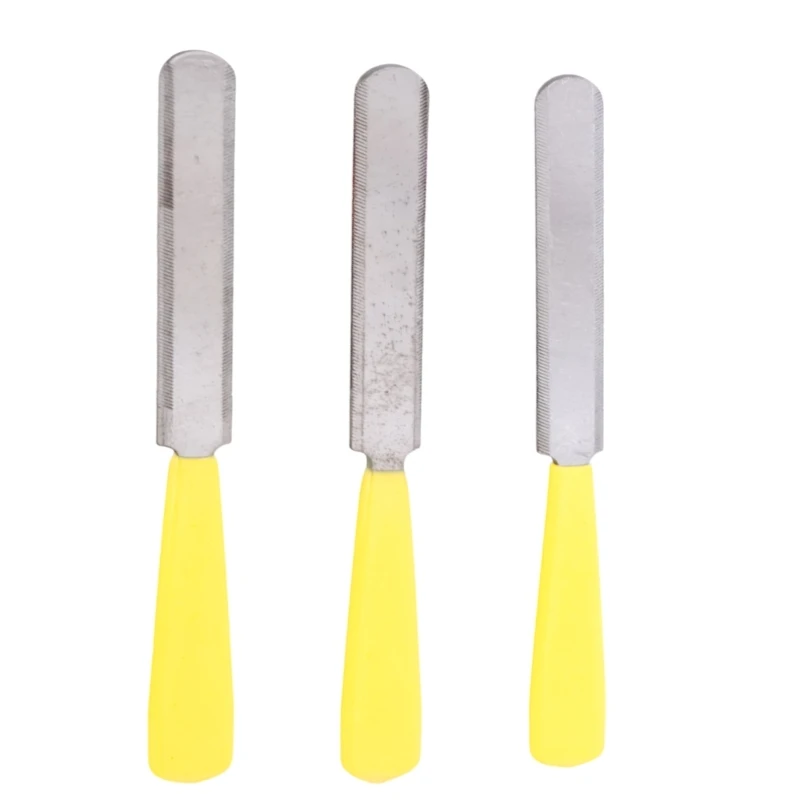 

3Pcs Electric Guitar Files Set, Acoustic Guitar Bass Guitar Files Nut Files Double Nut Slotting Files Luthier Tools