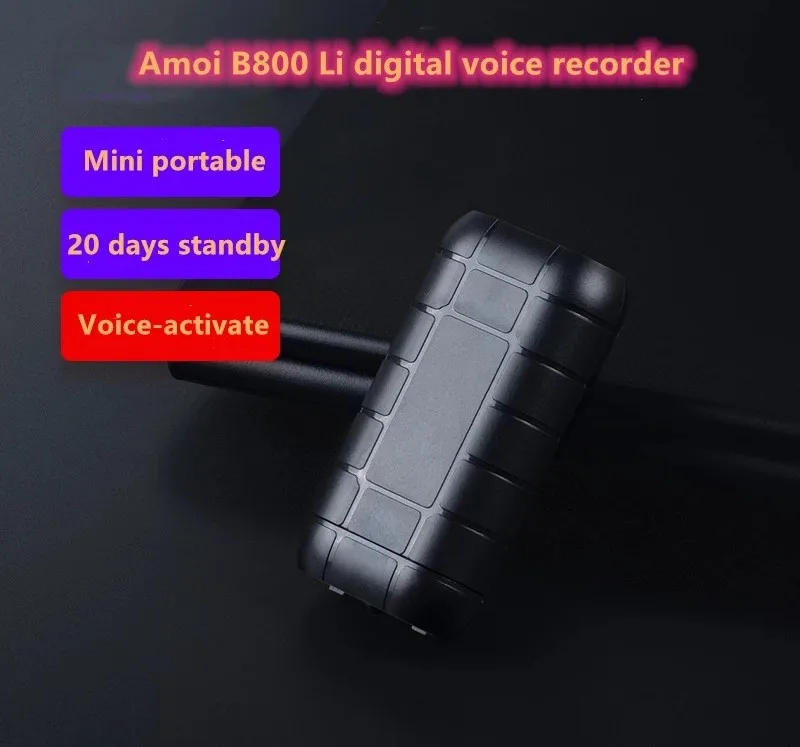 JOXINSH مسجل صوتي 500 ساعة الإملاء صوت الصوت المنشط محرك فلاش صغير رقمي احترافي #4