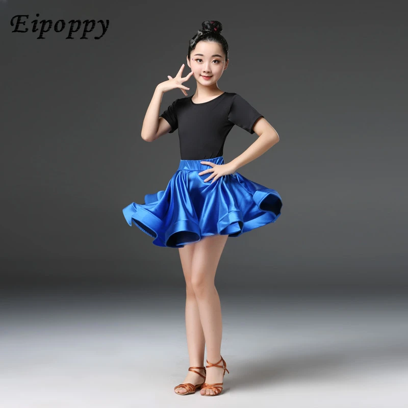 Children's Latin Dance Clothing Children's Girls' Competition Professional Regulations Clothing High-End Watch Performance