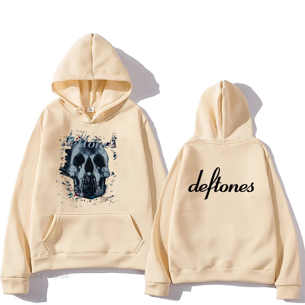 Deftones Hoodies Men Fashion Winter/Autumn Sweatshirts Hip Hop Tops Regular Fit Male Clothing Graphic Printing Hooded Pullovers