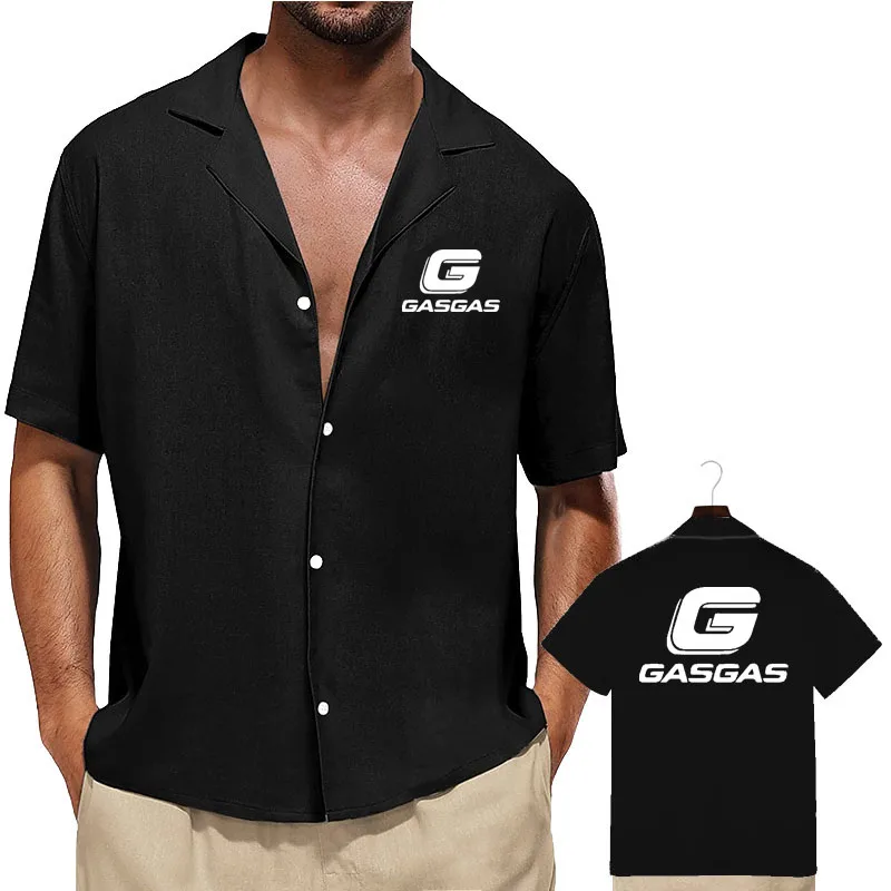 Motorcycle gasgas Hip Hop Street Men's T-shirt plus size men's clothing official-website summer new high quality men's shirt