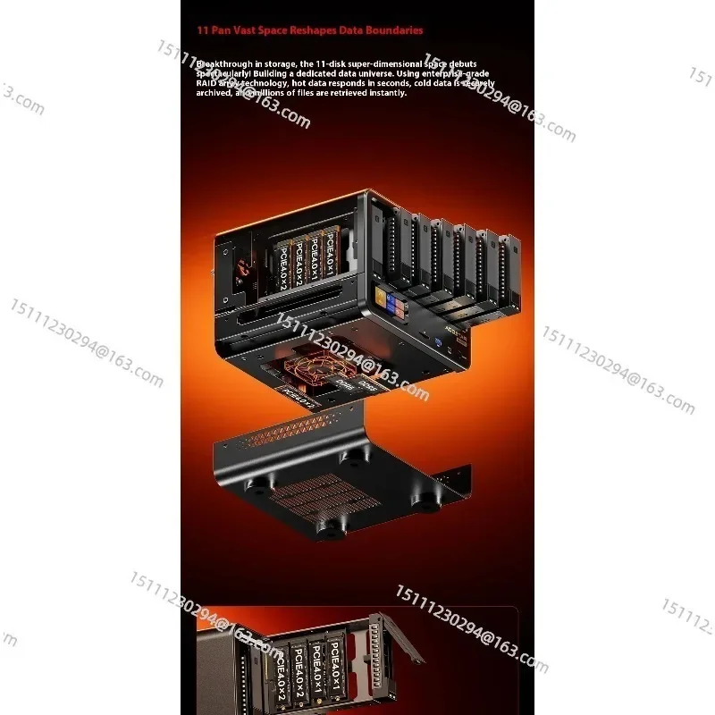 NVMe PCIE 4.0*4 6 Bays 3.5”SATA OCulink USB 4.0 Port Router OS MAX NAS MINI PC R7 Pro 8845HS Radeon 780M DDR5