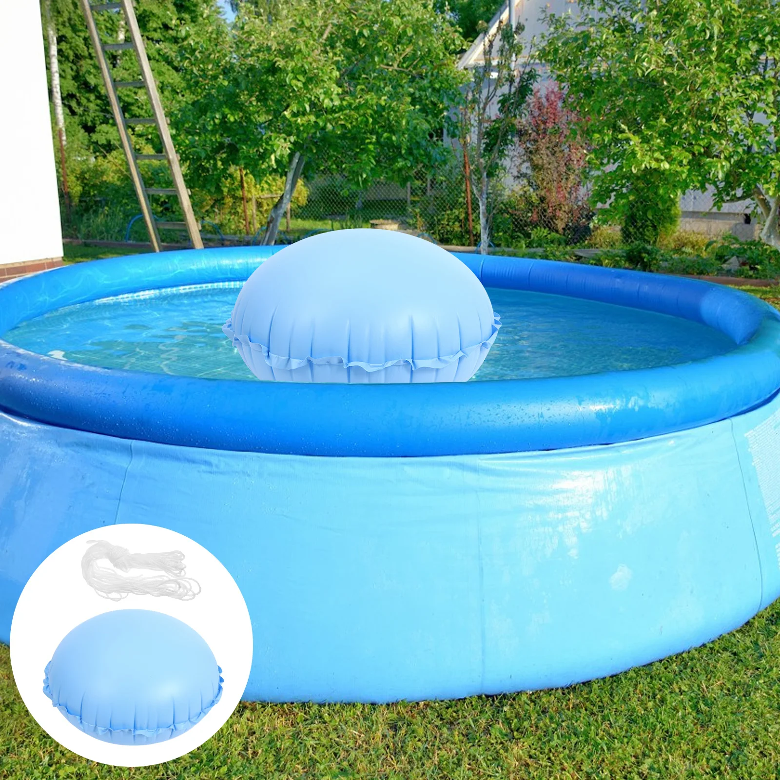 

Durable Inflatable Pool Pillow Thick PVC Winter Pillow for Above Ground Pools Pool Winterizing Swimming Cushion