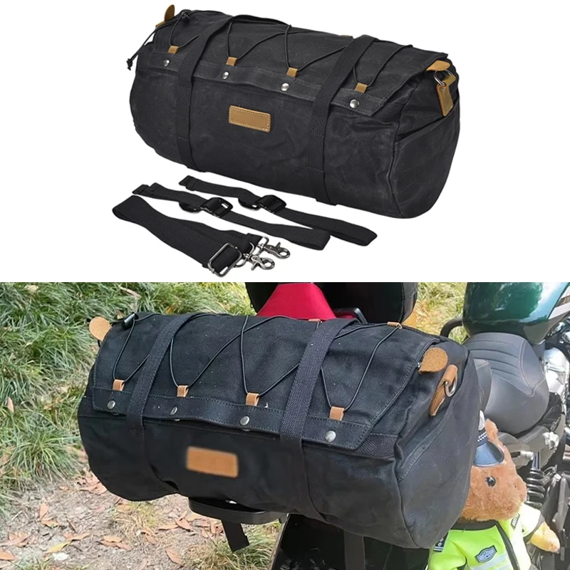 

Классическая американская ретро-сумка для путешествий, портативная сумка-мессенджер из батикового холста, цилиндрическая мотоциклетная сумка для путешествий, спортивная сумка.