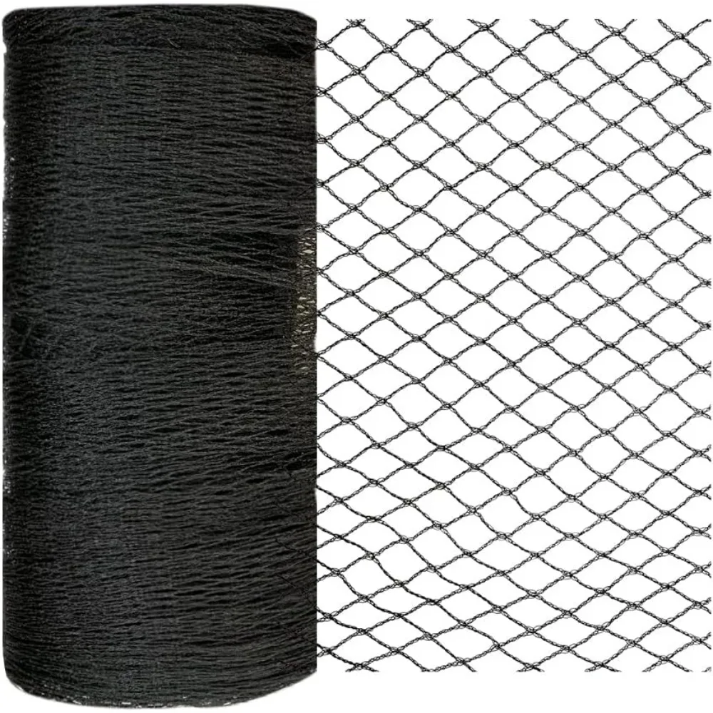 

Heavy Duty 25x50 Ft Garden Netting, 1 Inch Mesh for Plant Protection Against Birds and Animals
