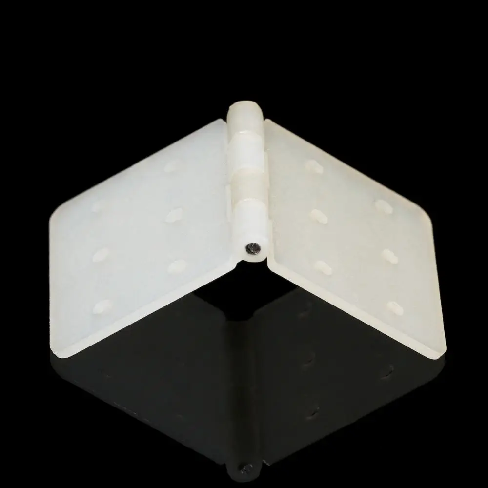 10 peças 3 tamanhos acessórios diy conexão de aleta de avião nylon e dobradiça fixa peças de aviões rc modelo de aeromodelismo