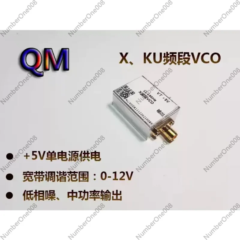 X-band KU Band VCO Voltage Controlled Oscillator 11-13GHz RF VCO 12GHz Point Frequency Output