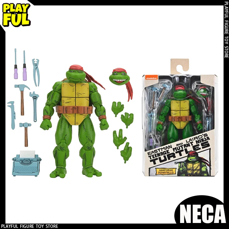 

Новинка в наличии, оригинальная фигурка Neca Ninja Turtles Handyman Donatello, аниме-фигурка Eastman And Lairds Neca 54458, экшн-фигурка, игрушки в подарок