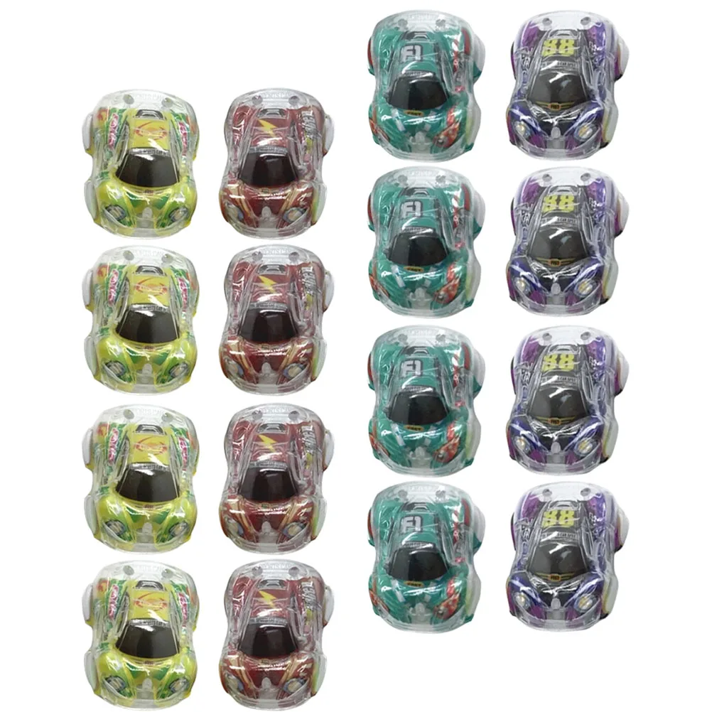 

25pcs Mini Pull Back Cars Kids Vehicle Cartoon Design Small Plastic Car Playthings For Children Mixed Styles Friction Powered