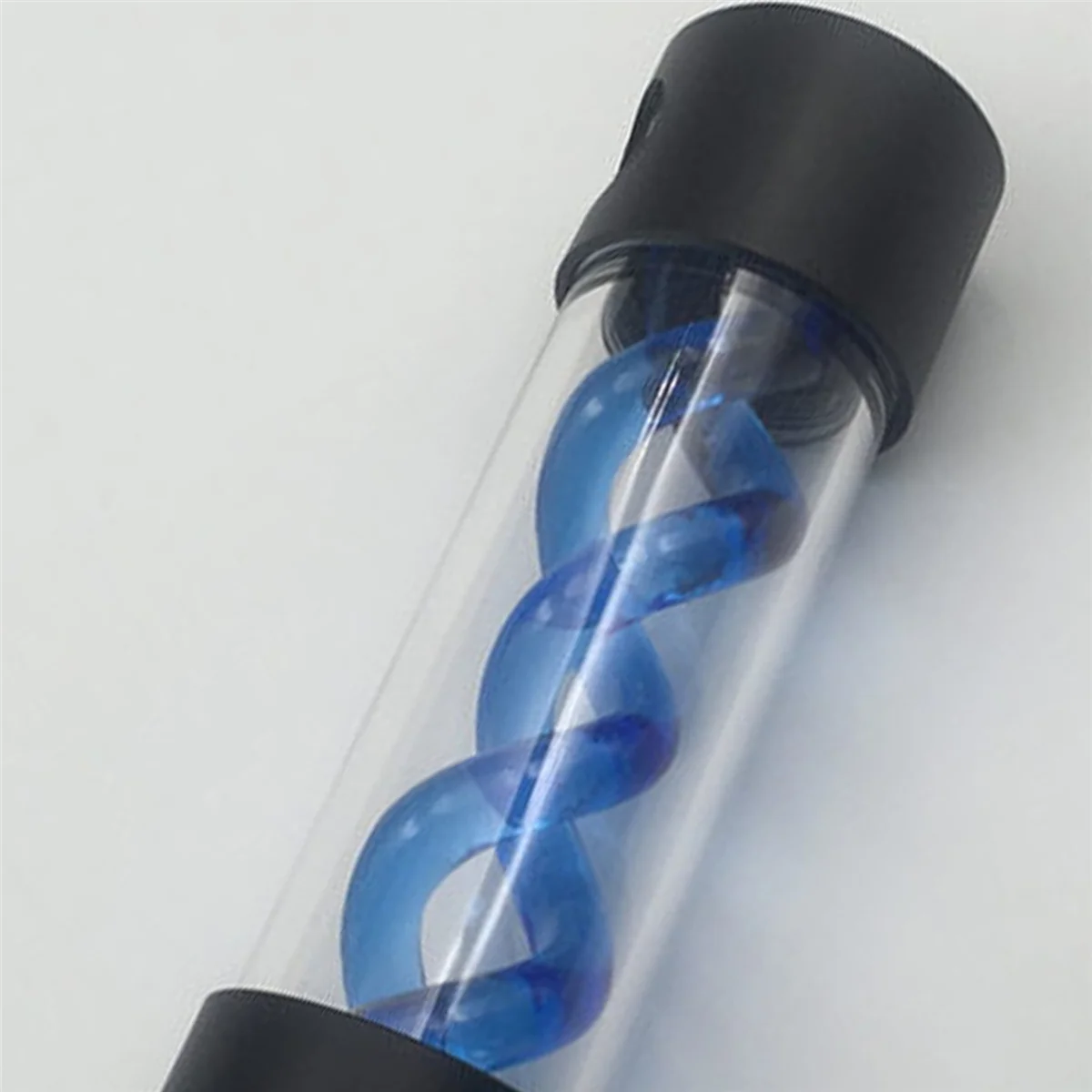 【Sleek Design】4Pcs 200Mm Water Cooling PC Water Tank Computer Water Cooling Tank With G1/4 Thread For PC Computer Cooler(Blue)