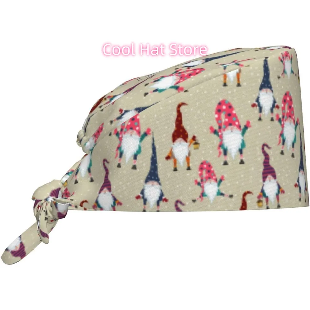 1pc Adjustable Nurse Cap with Sweatband & Built-In Absorbed Towels - Lightweight Breathable Scrub Hat, Quick-Dry Cap Suitable fo