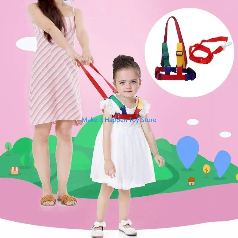 

28EC Anti Lost Wrist Link Toddler Leash Backpack Baby Walker Safety Belt Backpack Walking Strap Rope Adjustable Harness