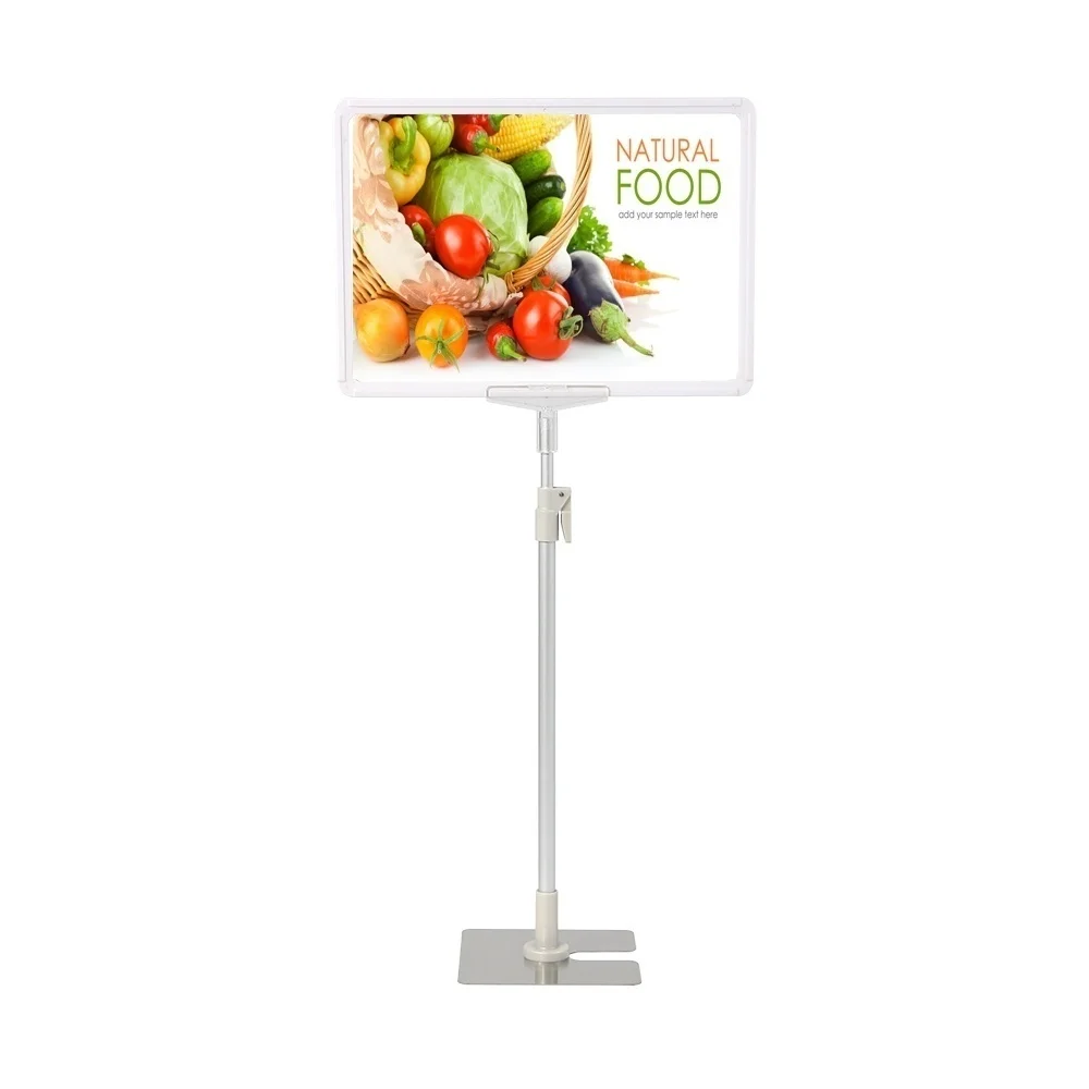 A4 Table Top Poster Frame Pop Supermarket Price Tag Display Promotion Desk Sign Banner Label Holder Frame Clip Shelf Talker Rack